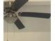 Modern ceiling fan fixture with dark blades, enhancing the room's aesthetic and providing efficient air circulation at 619 Ravens Wood Rd, Summerville, SC 29486
