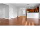 Open-concept living room flows to kitchen with ample space for living and dining at 619 Ravens Wood Rd, Summerville, SC 29486