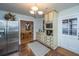 Well-appointed kitchen featuring cream cabinets, stainless steel appliances, and a dining room view at 69 Folly Road Blvd, Charleston, SC 29407