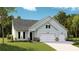 Charming single Gathering home featuring a three car garage, beautiful lawn, and stylish exterior accents at 1004 Tulip Shell, Summerville, SC 29485