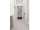 Hallway with marble floors, leading to stairs and bathroom at 1226 Pickens St, Hanahan, SC 29410