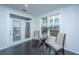 Bright dining area with natural light, modern decor, and access to outdoor space at 130 River Landing Dr # 7123, Charleston, SC 29492