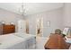 Spacious bedroom with ensuite bathroom entrance, closet, and neutral colored walls at 136 Fair Sailing Rd, Mount Pleasant, SC 29466