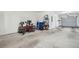 Spacious garage interior with ample storage space, a bicycle, and equipment at 136 Fair Sailing Rd, Mount Pleasant, SC 29466