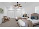 Cozy bedroom with two beds, ceiling fan, and closet at 1784 Omni Blvd, Mount Pleasant, SC 29466