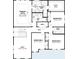 Upstairs floor plan with primary suite, three additional bedrooms, two baths, and a loft area at 2010 Mcguire Ln # 003, Hollywood, SC 29449