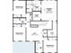 Second floor floor plan features bedrooms, bathrooms, a loft area and a sitting area adjacent to the primary suite at 2014 Mcguire Ln # 004, Hollywood, SC 29449
