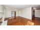 Spacious living room boasts hardwood floors, crown molding, and abundant natural light at 210 Lakeview Dr, Summerville, SC 29485