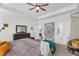 Bedroom featuring a king-size bed and a view to attached bath at 229 Celestial Blvd, Summerville, SC 29486
