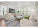 Bright living room with comfortable seating, hardwood floors, and natural light at 2710 Mcfadden Way, Johns Island, SC 29455