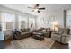 Bright living room with comfortable sofas and a view of the outdoors at 319 Knawl Rd, Moncks Corner, SC 29461