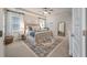 Bedroom with a neutral color scheme, ceiling fan, natural lighting, and patterned rug at 3563 Bayden Bridge Ln, Mount Pleasant, SC 29466