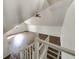Bright attic space features hardwood floors, a ceiling fan, and a small window for natural light at 503 Middleton Blvd, Summerville, SC 29485