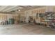 Large garage with plenty of space for parking and storage, with access to the house at 7217 Mossy Creek Ln, Hanahan, SC 29410