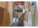 Unfinished storage area with unfinished wood and various household items at 7217 Mossy Creek Ln, Hanahan, SC 29410