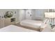 Clean and modern hotel bedroom with a television and two beds at 1126 Ocean Blvd # 109, Isle of Palms, SC 29451