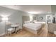 Comfortable hotel bedroom featuring two beds and stylish decor at 1126 Ocean Blvd # 109, Isle of Palms, SC 29451