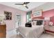 Cozy bedroom with stylish decor, comfortable bed, and lots of natural light at 1168 Reserve Ln, Awendaw, SC 29429