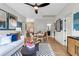 Open living space with modern decor, comfortable seating, and lots of natural light at 1168 Reserve Ln, Awendaw, SC 29429