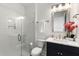 Clean bathroom with bright lighting, including a shower and sink vanity combo at 1669 Farmers Way, Mount Pleasant, SC 29466