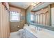 Bathroom featuring a large mirror, toilet and vanity with natural light at 1756 Indigo Island Dr, Hanahan, SC 29410