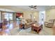 Spacious living room seamlessly connects to dining and kitchen areas, great for entertaining at 1756 Indigo Island Dr, Hanahan, SC 29410