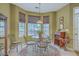 This eat-in kitchen features windows with blinds at 2005 Carriage Way, Summerville, SC 29485