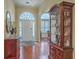 This entryway features hardwood floors and ample light at 2005 Carriage Way, Summerville, SC 29485