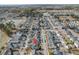 A high-angle perspective of a neighborhood, highlighting the well-maintained streets and uniform housing architecture at 213 Crossandra Ave, Summerville, SC 29483