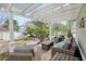 Outdoor patio featuring comfortable seating at 213 Crossandra Ave, Summerville, SC 29483