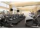 Well-equipped fitness center with modern treadmills, elliptical machines, and flat-screen TVs at 2653 Seabrook Island Rd, Seabrook Island, SC 29455
