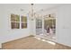 Dining area with large sliding doors leading to outdoor patio at 2924 Lodge Berry Ln, Johns Island, SC 29455