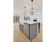 Kitchen island featuring a farmhouse sink, stainless steel dishwasher, and pendant lighting at 2924 Lodge Berry Ln, Johns Island, SC 29455