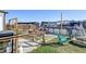 Backyard with a seating area, grill, and above-ground pool at 315 Silent Bluff Dr, Summerville, SC 29486