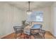 Cozy dining room featuring a chandelier and stylish decor at 337 Cessna Ave, Charleston, SC 29407