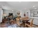 Open-concept living and dining areas with contemporary decor and stylish furnishings at 350 Bering Ln, Summerville, SC 29486