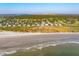 Amazing aerial of a beach neighborhood with home close to the beautiful waterfront at 3619 Loggerhead Ct, Seabrook Island, SC 29455