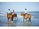 People riding horses along the shoreline of the water at 3619 Loggerhead Ct, Seabrook Island, SC 29455