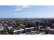 Aerial view showcasing the building's location within the cityscape with water views at 40 Bee St # 112, Charleston, SC 29403