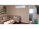 Inviting living room featuring a comfortable gray sectional and stylish decor at 40 Bee St # 309, Charleston, SC 29403
