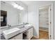 Bathroom with double vanity and a separate room for the shower and toilet at 112 Chownings Ln, Goose Creek, SC 29445