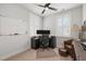 Bright office space featuring large windows with plantation shutters and modern furnishings at 1510 Martel St, Mount Pleasant, SC 29464