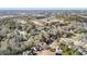 Aerial shot of the home and neighborhood surrounded by mature trees, highlighting location at 1545 Sterling Oaks Dr, Moncks Corner, SC 29461