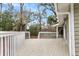 Back deck featuring a white railing at 1545 Sterling Oaks Dr, Moncks Corner, SC 29461