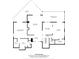 Detailed floor plan of the first floor, highlighting the layout of the primary bedroom and kitchen at 1545 Sterling Oaks Dr, Moncks Corner, SC 29461