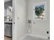 Bright laundry room featuring modern washer hookups, convenient outlets, and natural light from a window at 1545 Sterling Oaks Dr, Moncks Corner, SC 29461