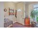 Welcoming foyer with decorative accents and hardwood flooring at 1608 Fetterbush Ln, Johns Island, SC 29455