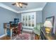 Cozy home office with a comfortable chair, ample desk space, and natural light from the window at 206 President Cir, Summerville, SC 29483