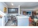 Bright home office with a built-in desk and storage cabinets at 206 President Cir, Summerville, SC 29483