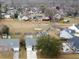 Bird's eye view showing the house, backyard, playground, and neighborhood at 209 Persimmon Cir, Goose Creek, SC 29445